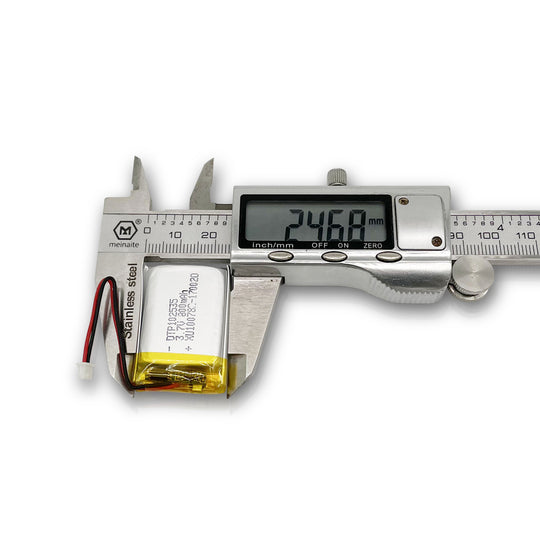 102535 750mAh 3.7V  Lithium Ion Battery (A-grade cell）