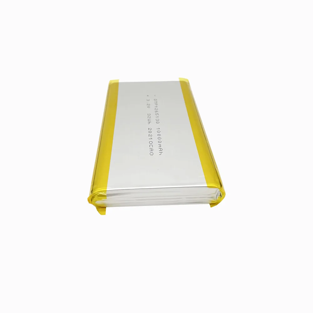 LiFePO4 3.2V Battery 1265130 10000mah  (A-grade cell）