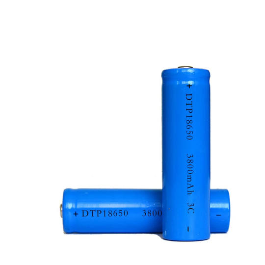 Cylindrical 18650 3.7V 3800mah Li-ion Battery (A-grade cell）