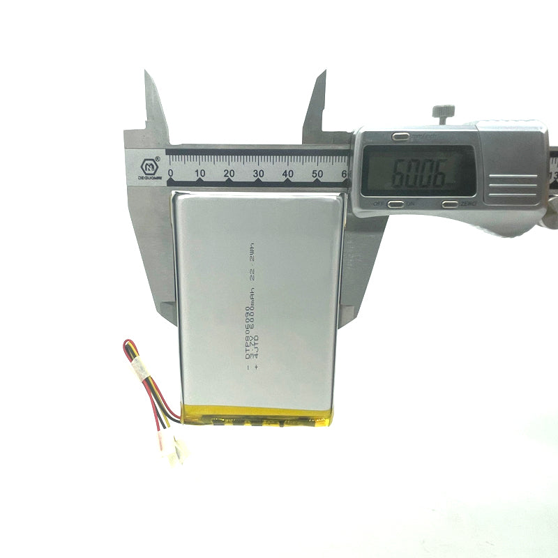 806090 6000mAh 3.7V Lithium Ion Battery (A-grade cell）