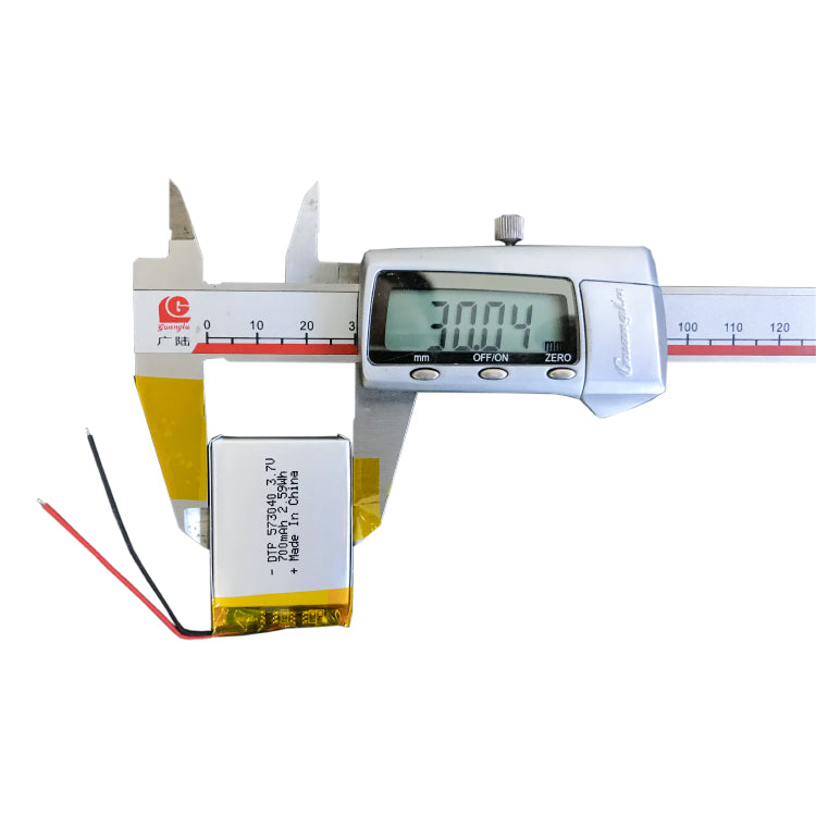 573040 700mAh 3.7V Lithium Ion Battery (A-grade cell）
